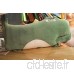 KLGG Crocodile Children Pillow Single Pillow Home Student Cute One Pack Low Pillow Green 75Cm*30Cm*17Cm - B07VQKQBSY